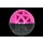 Dog Comets Moonstone Leckerball rund rosa