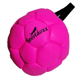 Softball mit Handschlaufe 140mm pink