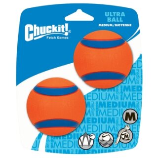 Chuckit Ultra Ball M 6 cm 2 Stück